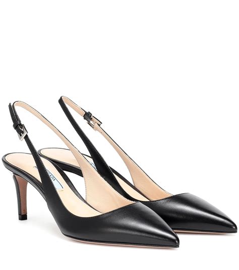 prada ladies court shoes|women's slingback Prada shoes.